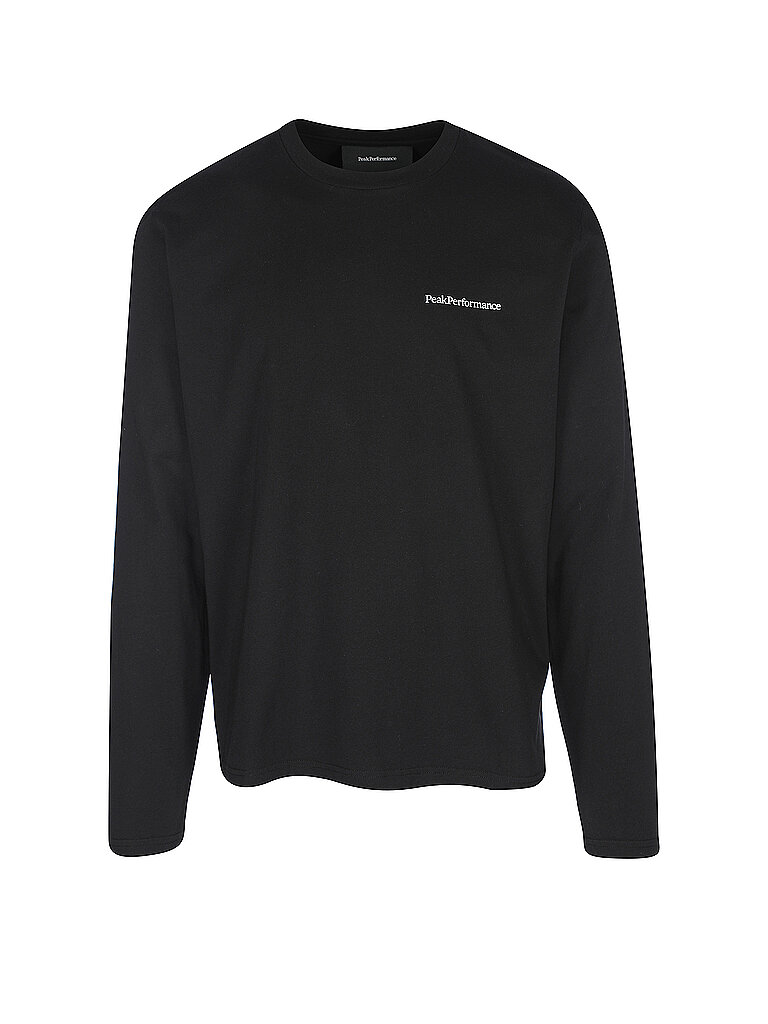 PEAK PERFORMANCE Langarmshirt  schwarz | M